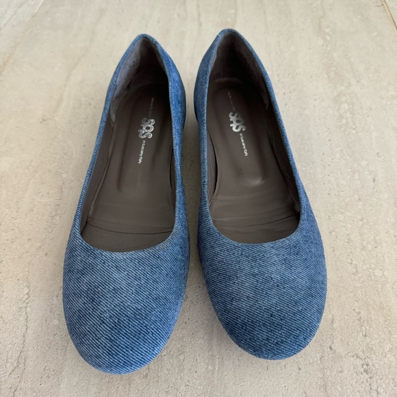SAS Lacey Ballet Flat Blue Denim Size 9N - Picture 4 of 10